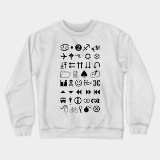 Text Classic Images Crewneck Sweatshirt